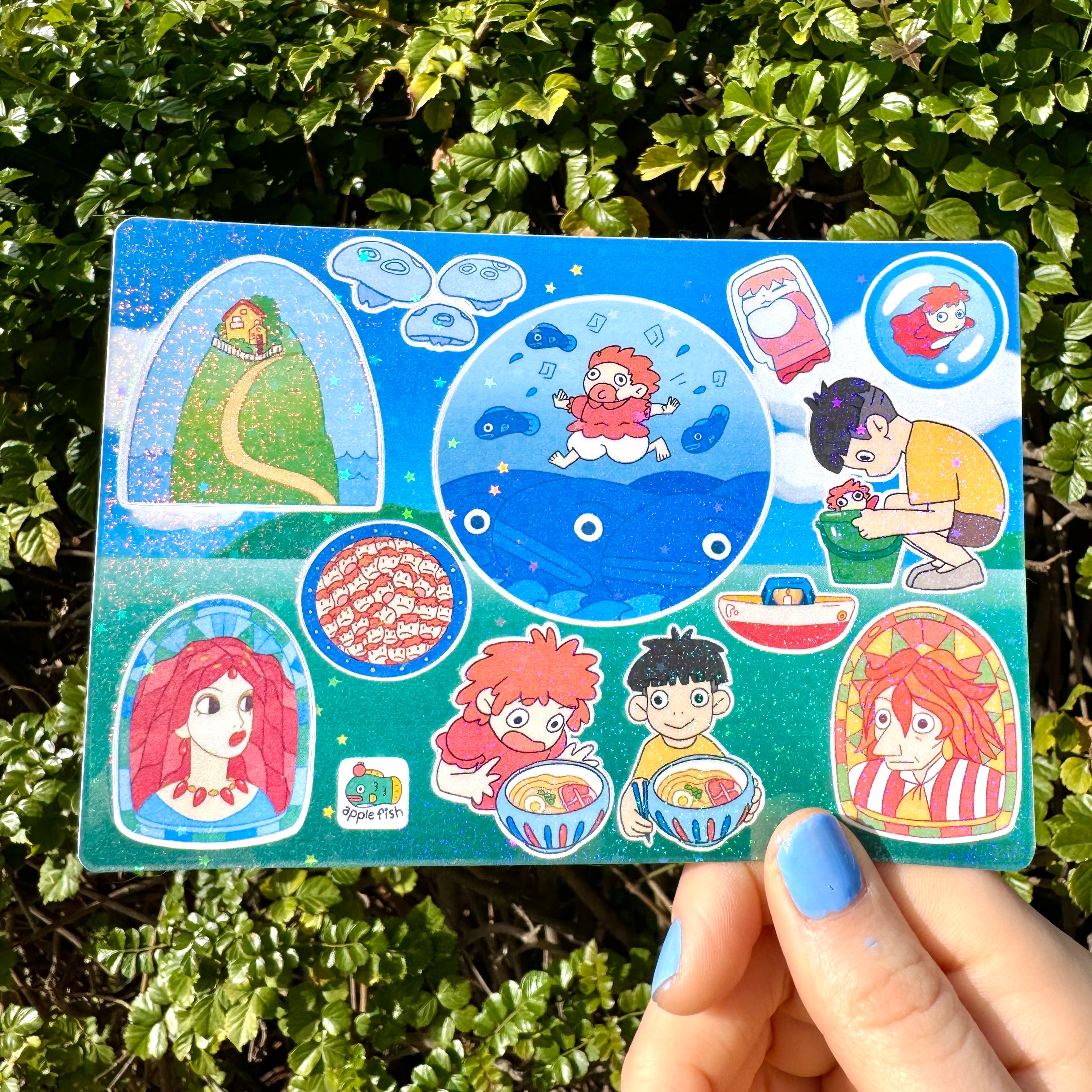 Ponyo Sticker Sheet